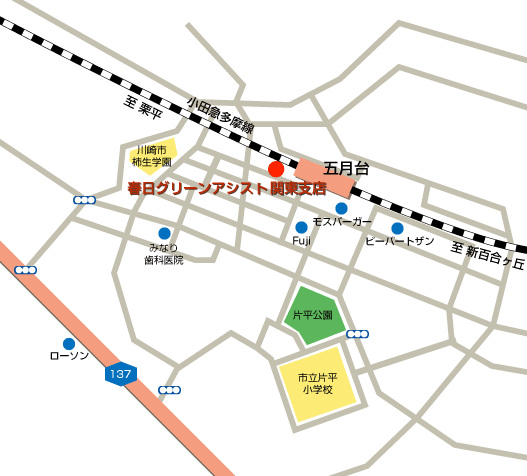 関東支店　地図